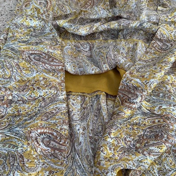 Elan Paisley Print Long Sleeve Dress - Picture 4 of 6